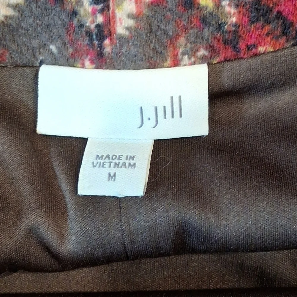 J. Jill Multicolor Diamond Pattern Women's Skirt Size M